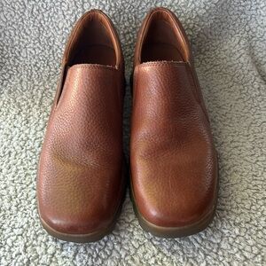 NWOT COLE HAAN Brown Comfort Leather Slip‎ On Casual Loafers